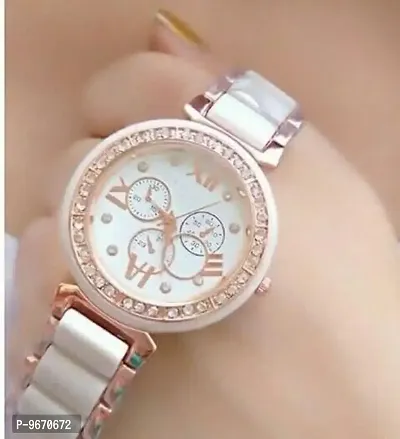 Stylish Fancy Metal Analog Watches For Women And Girls