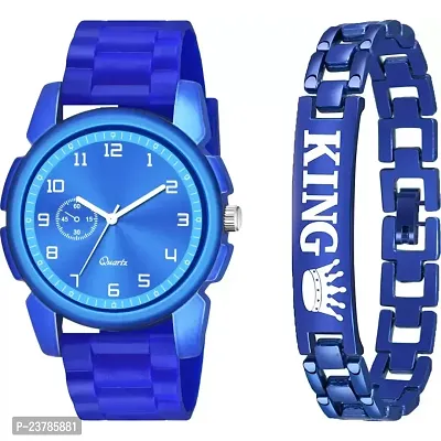 HRV Kacho Blue RR Dial With King Blue Bracelet Men Pu Watch-thumb0
