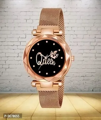 Stylish Fancy Metal Analog Watches For Women And Girls