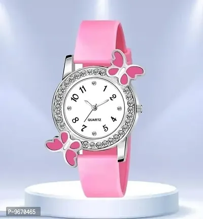 Stylish Fancy PU Analog Watches For Women And Girls-thumb0