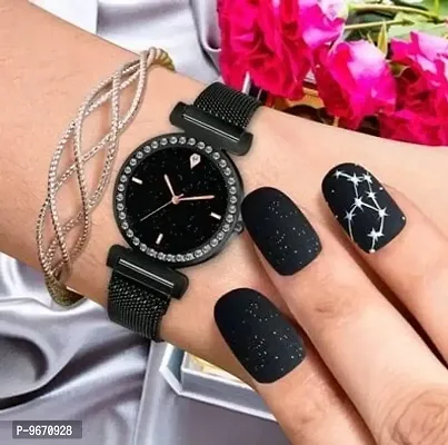 Stylish Fancy Metal Analog Watches For Women And Girls-thumb0