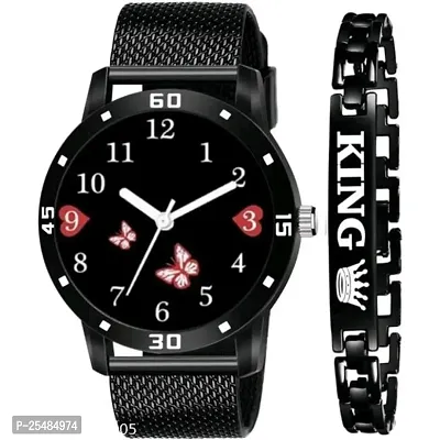 Bolun Bty Black Dial PU Men And Boys Watch