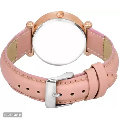 HRV Flower Designer Dial  Stylish Pink Belt Wrist Women Watch-thumb4