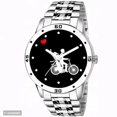 Bolun Couple Love Cycal Dial Metal Men And Boys Watch