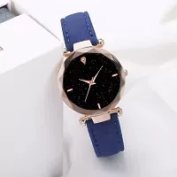 HRV  Blue DESIGNER LEATHER BELT Women WATCH-thumb1