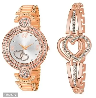 Stylish Fancy Metal Analog Watches For Women And Girls-thumb0