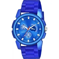 HRV Kacho Blue AV Dial Men Pu Watch-thumb1