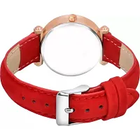 HRV Queen Dial Red Leather Belt Girls  QCL203-RED  Watch-thumb3