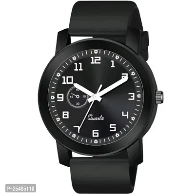 Bolun RR Dial Black Cash Smart Pu Belt Men And Boys Watch