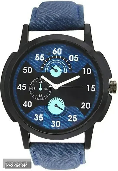 Blue Analogue Watch For Men/Boys