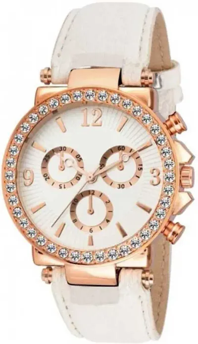 New Diamond Stud Dial Watch For Women