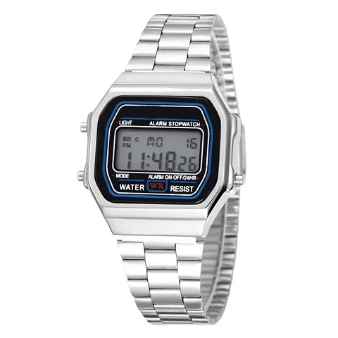 Metallic Digital Watches for Men