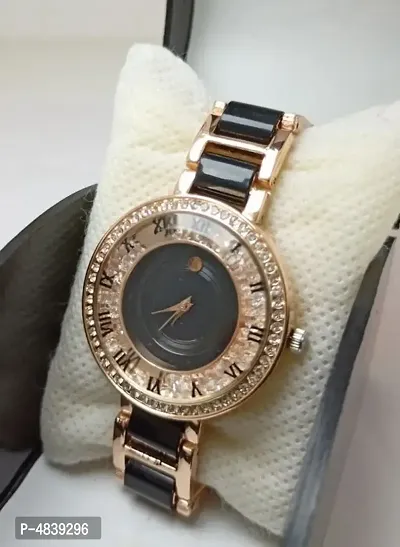 Standard Quality Metal Diamond Watches For Girls and Women