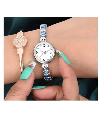 Stylish Crystal Studded Analog Watches for Women