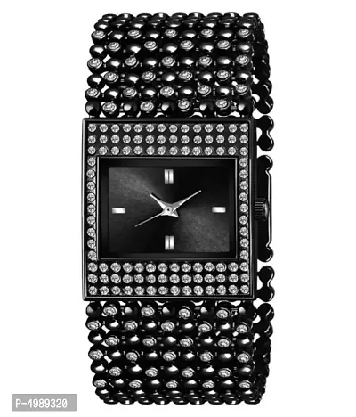 Women Metal Rectangular Watch-thumb2