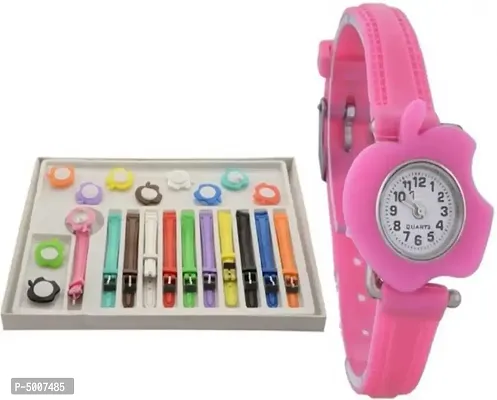 Trendy Analog Watch For Kids with 11 Belt-thumb0