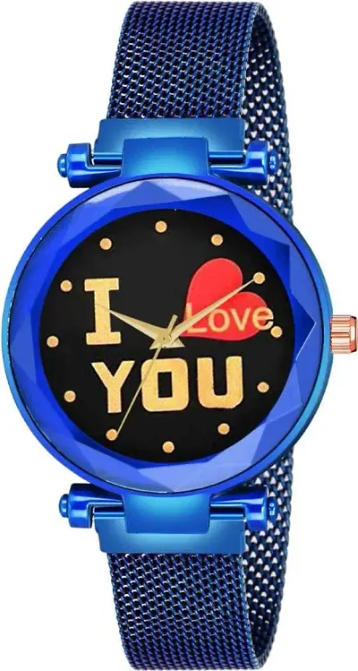 New Fashion I love You color Dial With Maganet Strap For Women