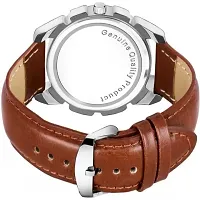 Trendy Leather Analog Watch for Men-thumb2