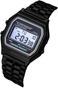 Premium Brand Digital 4 Colours Square Dial Unisex Wrist Watch for Men Women-thumb1