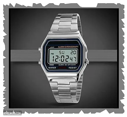 Premium Vintage Series Digital Grey Dial Women's Watch Men's Watch-thumb0