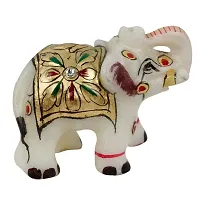 Rajasthani Handmade Elephant Marble Handicraft 107-thumb1