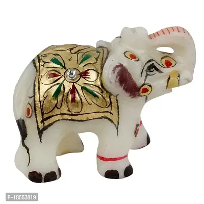 Rajasthani Handmade Elephant Marble Handicraft 107-thumb2