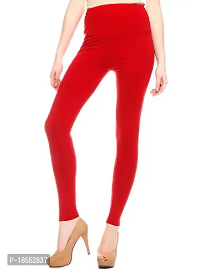 Red cotton lycra legging