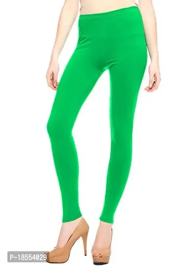 Green cotton lycra legging