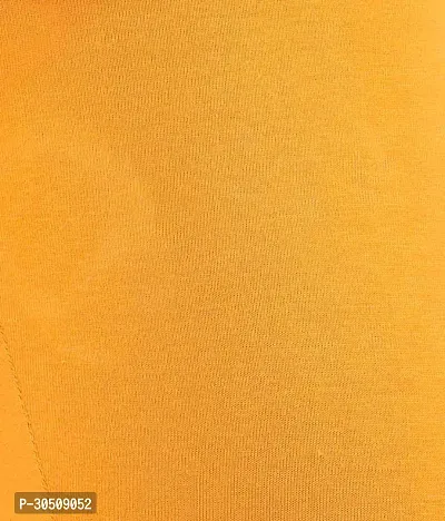 Fabulous Yellow Lycra Solid Leggings For Women-thumb4