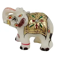 Rajasthani Handmade Elephant Marble Handicraft 107-thumb2