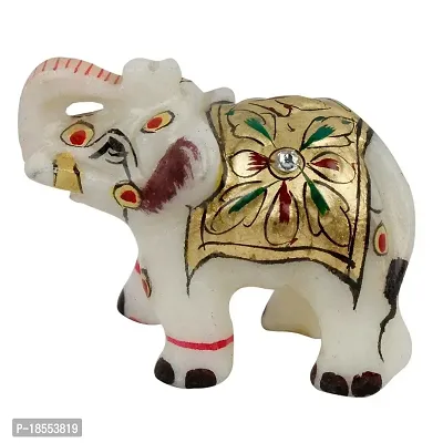 Rajasthani Handmade Elephant Marble Handicraft 107-thumb3