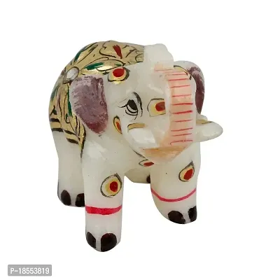 Rajasthani Handmade Elephant Marble Handicraft 107