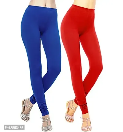 Buy DEEPRA CREATION City Fashion Women Royal Blue Solid Cotton Lycra Blend  Ankle Length Leggings (Size 48) Online at Best Prices in India - JioMart.