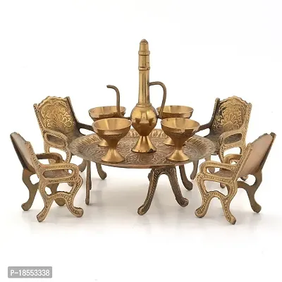 Ethnic Treat Latest Unique Design Dining Table Chair Maharaja Set -196-thumb2