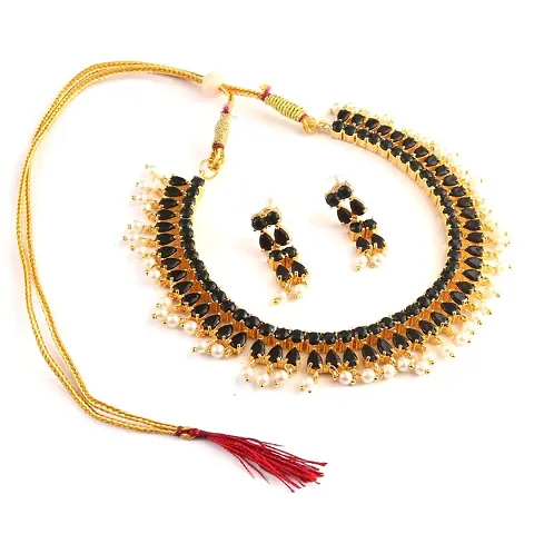 Ethnic Design Necklace Set for Women with Designer Earrings