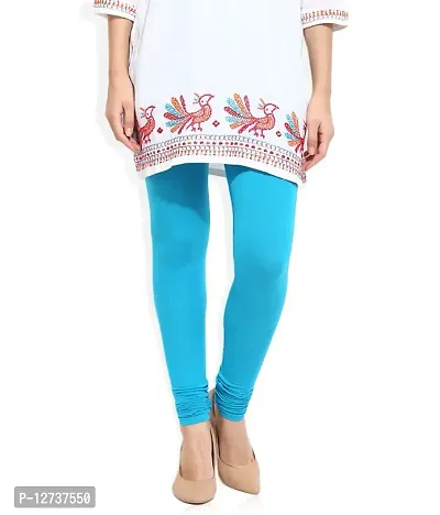 Buy Plus Size Store Women Blue Cotton Lycra Leggings (34) Online at Best  Prices in India - JioMart.