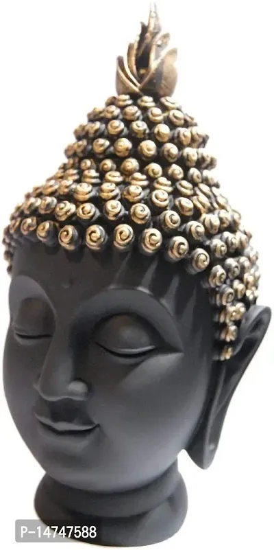 Polyresin Buddha Head Figurine-thumb2