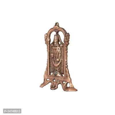 Handcrafted Wall Hanging White Metal God Tirupati Balaji