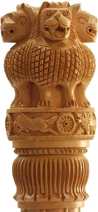 Extensive Wooden Ashoka Stambh for Office-thumb1