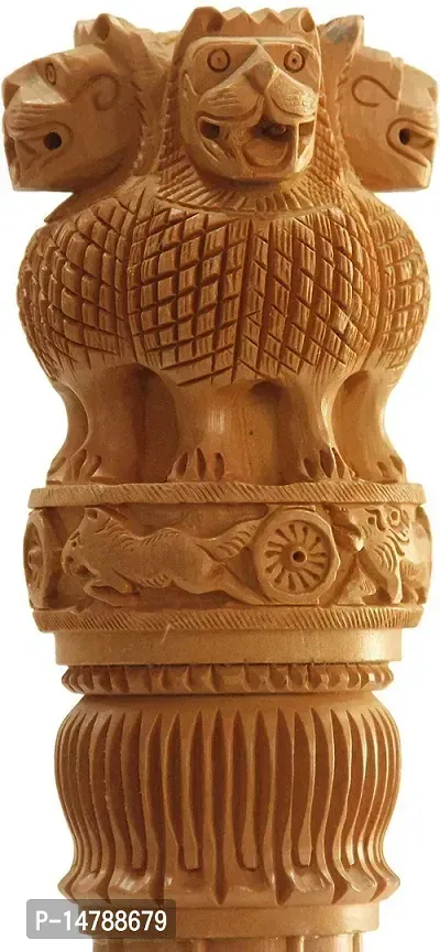 Extensive Wooden Ashoka Stambh for Office-thumb2