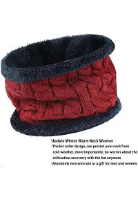 Stylish Exclusive Unisex Winter Cap And Muffler Combo-thumb2