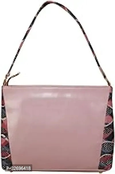 Pink Ocean Waves Classic Jacquard Tote Bag For Women-thumb0