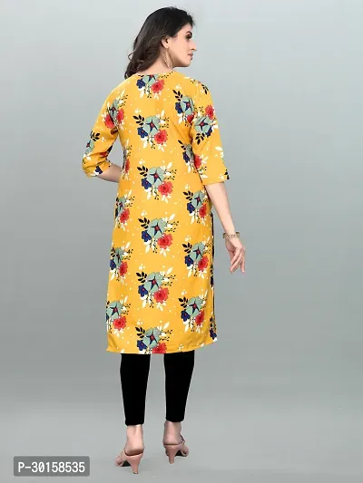 Traditional Crepe Straight Printed Kurta-thumb2