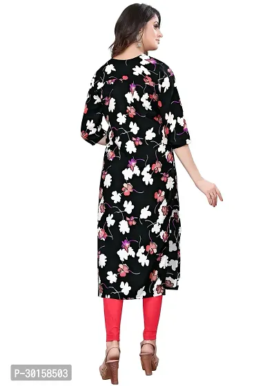 Traditional Crepe Straight Printed Kurta-thumb2