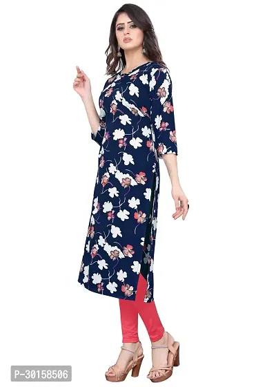 Traditional Crepe Straight Printed Kurta-thumb2