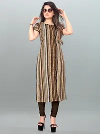 Traditional Crepe Straight Printed Kurta-thumb1