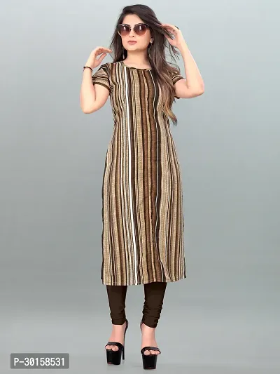 Traditional Crepe Straight Printed Kurta-thumb2