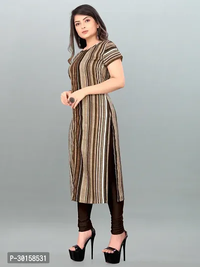 Traditional Crepe Straight Printed Kurta-thumb3