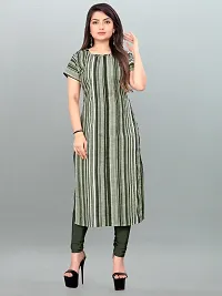 Traditional Crepe Straight Printed Kurta-thumb3