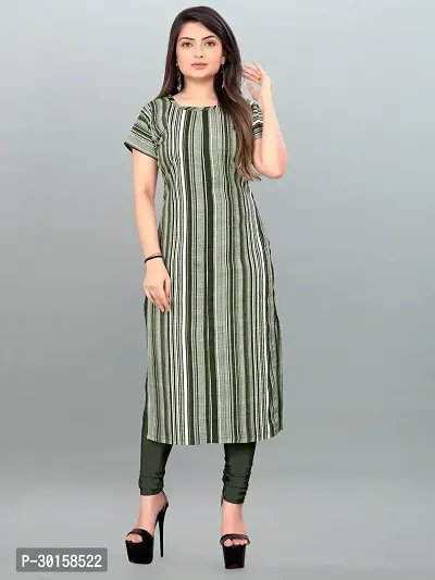 Traditional Crepe Straight Printed Kurta-thumb4